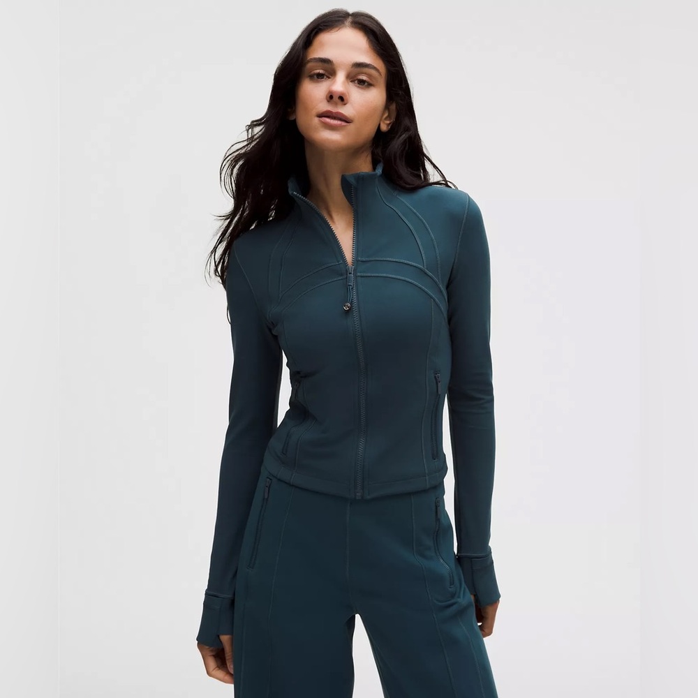Lululemon Define Cropped Jacket - Indochine Blue (NWT)